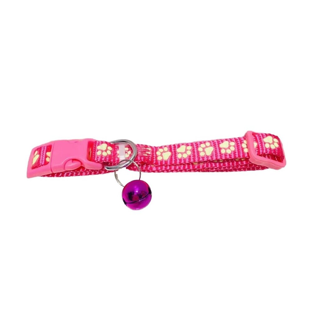 Pink Jingle Bell Cat Collar